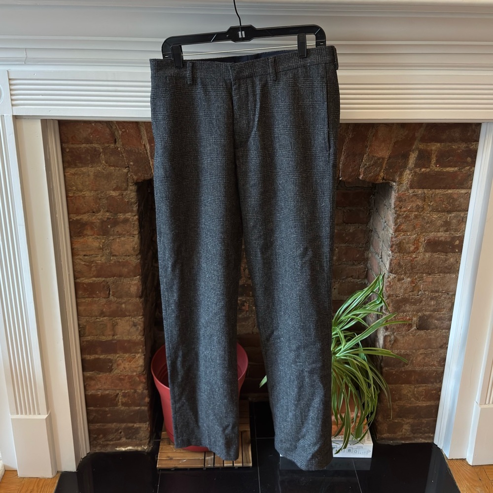 Vintage J. Crew Dress Pants Grey Plaid